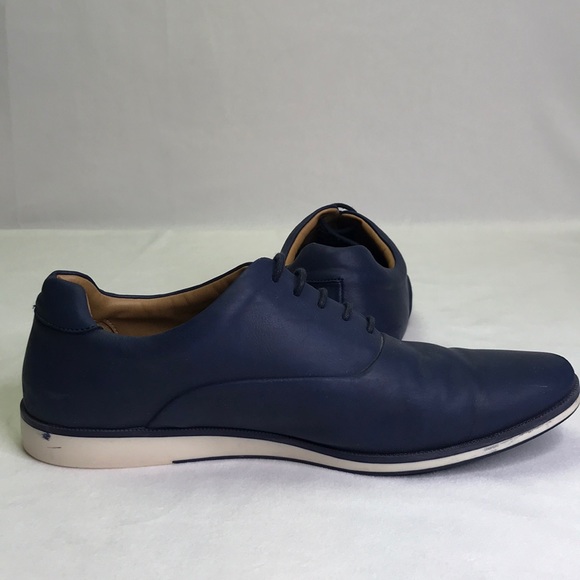 Zara Men's Blue/White Oxfords Lace Up Shoes - Picture 3 of 15